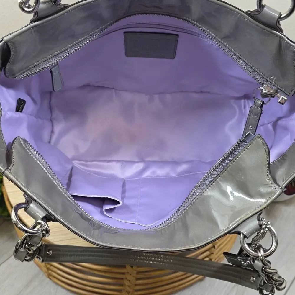 Coach Chelsea East-West Patent Leather Tote
